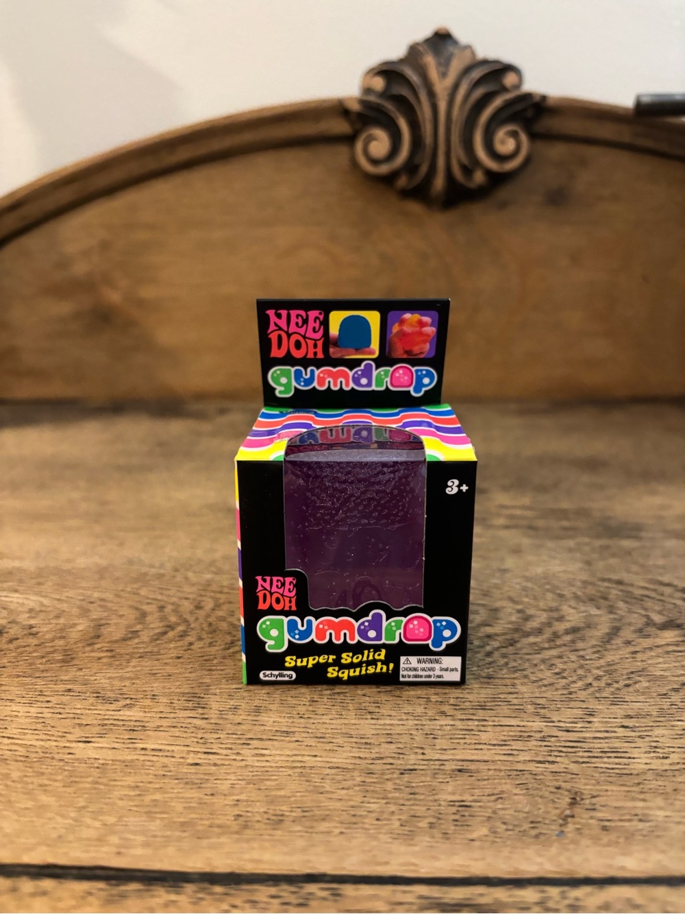 NeeDoh Gumdrop Super Solid Squish Toy - Purple